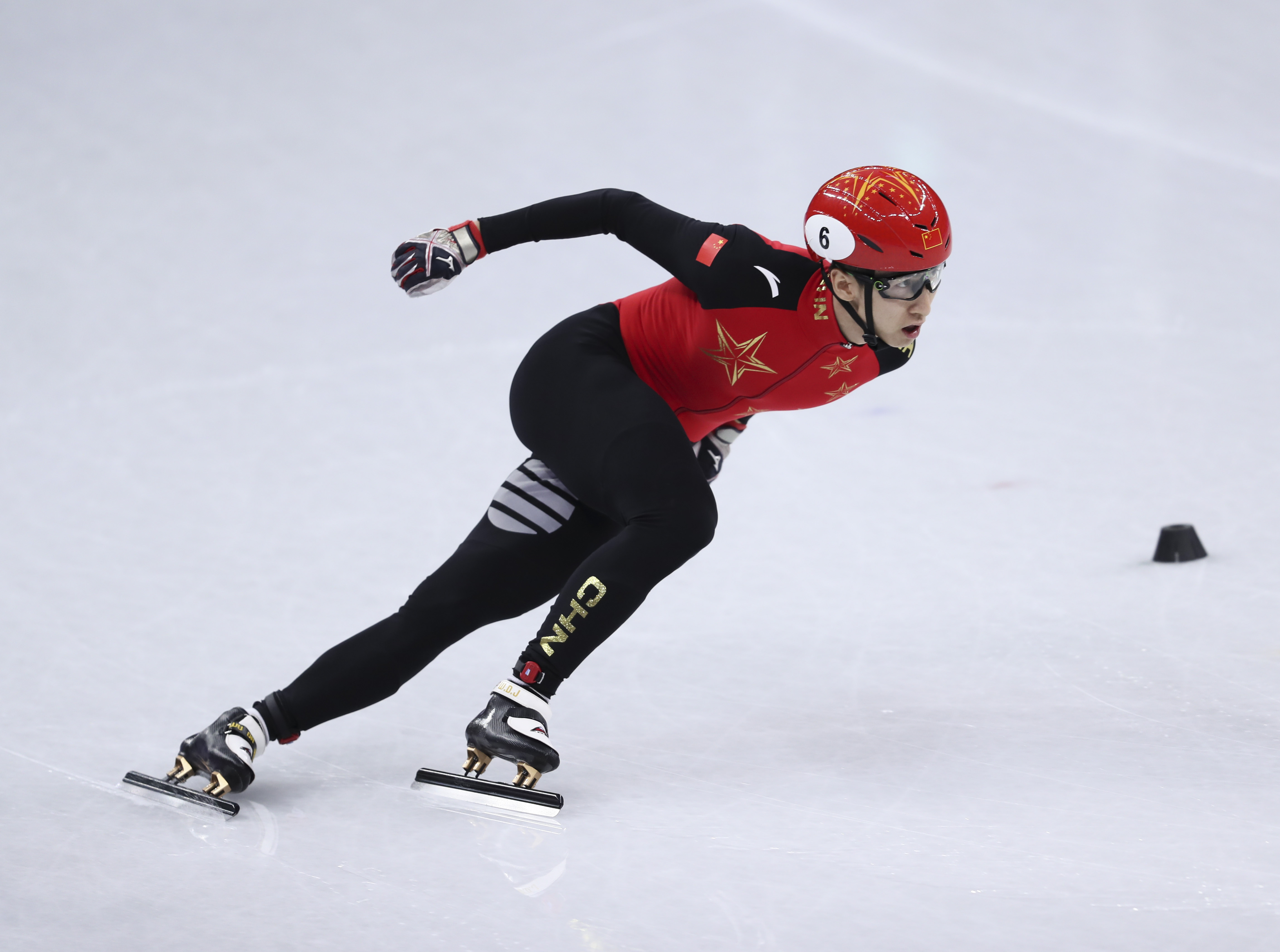 (冬奥会)(1)短道速滑——男子500米预赛:武大靖晋级四分之一决赛