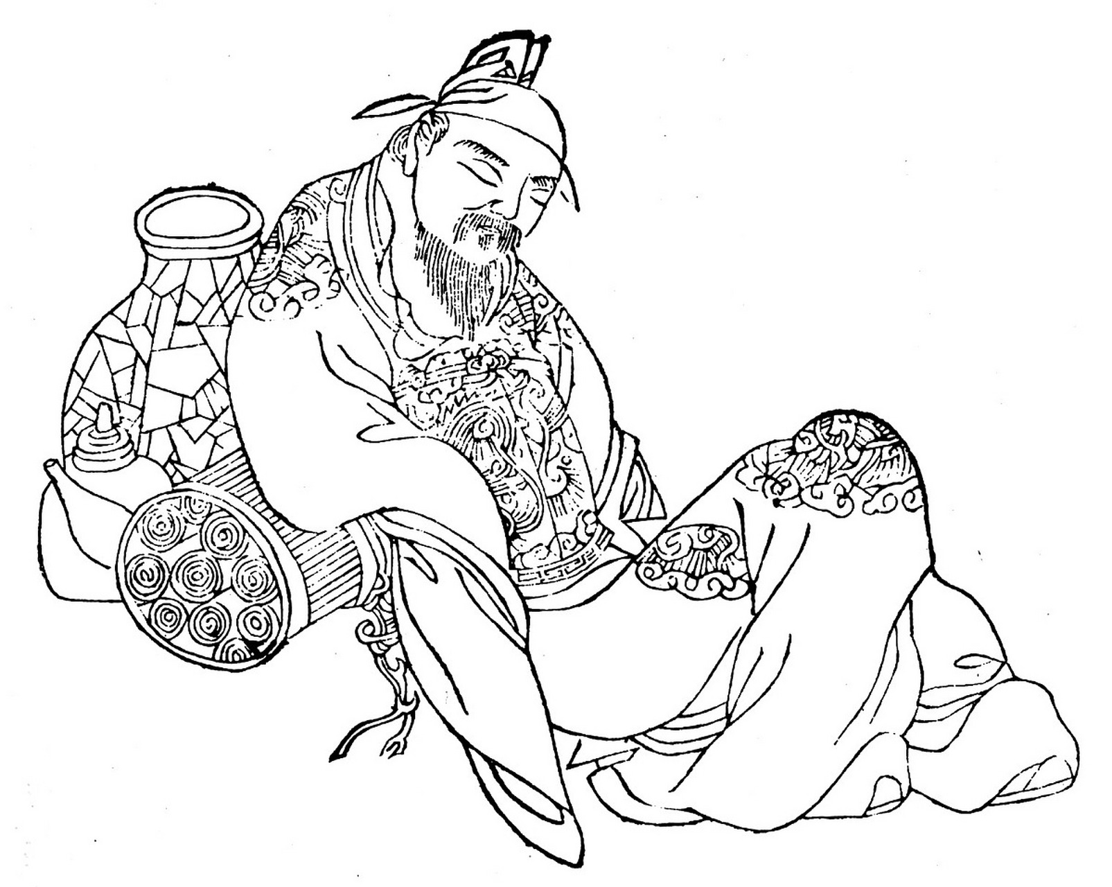 他是唐代著名的诗人,被誉为"诗仙".