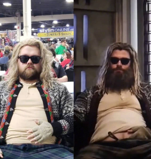 胖雷神被恶搞cos后,看到女雷神那一刻,网友瞬间炸锅!