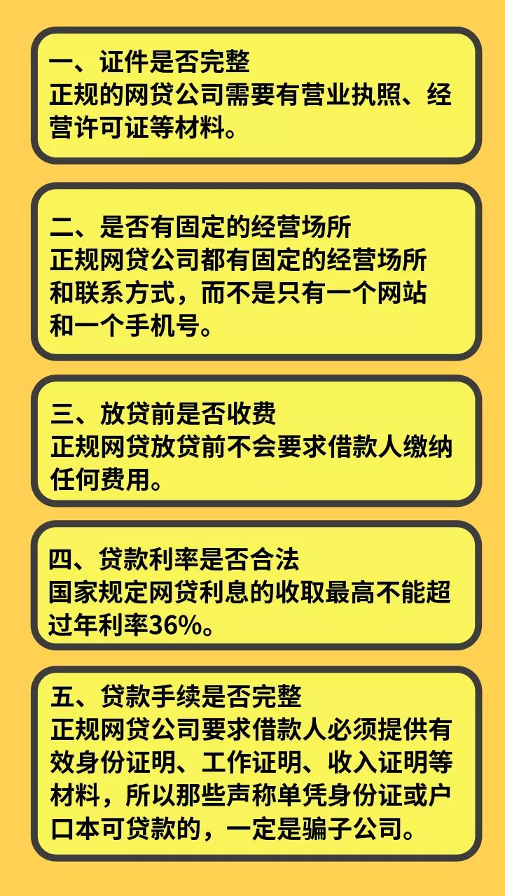 一分钟识别正规网贷平台!贷款小白必看!