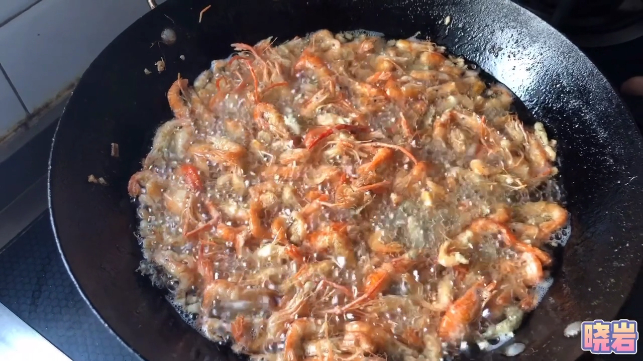湖虾的另一种吃法,油炸