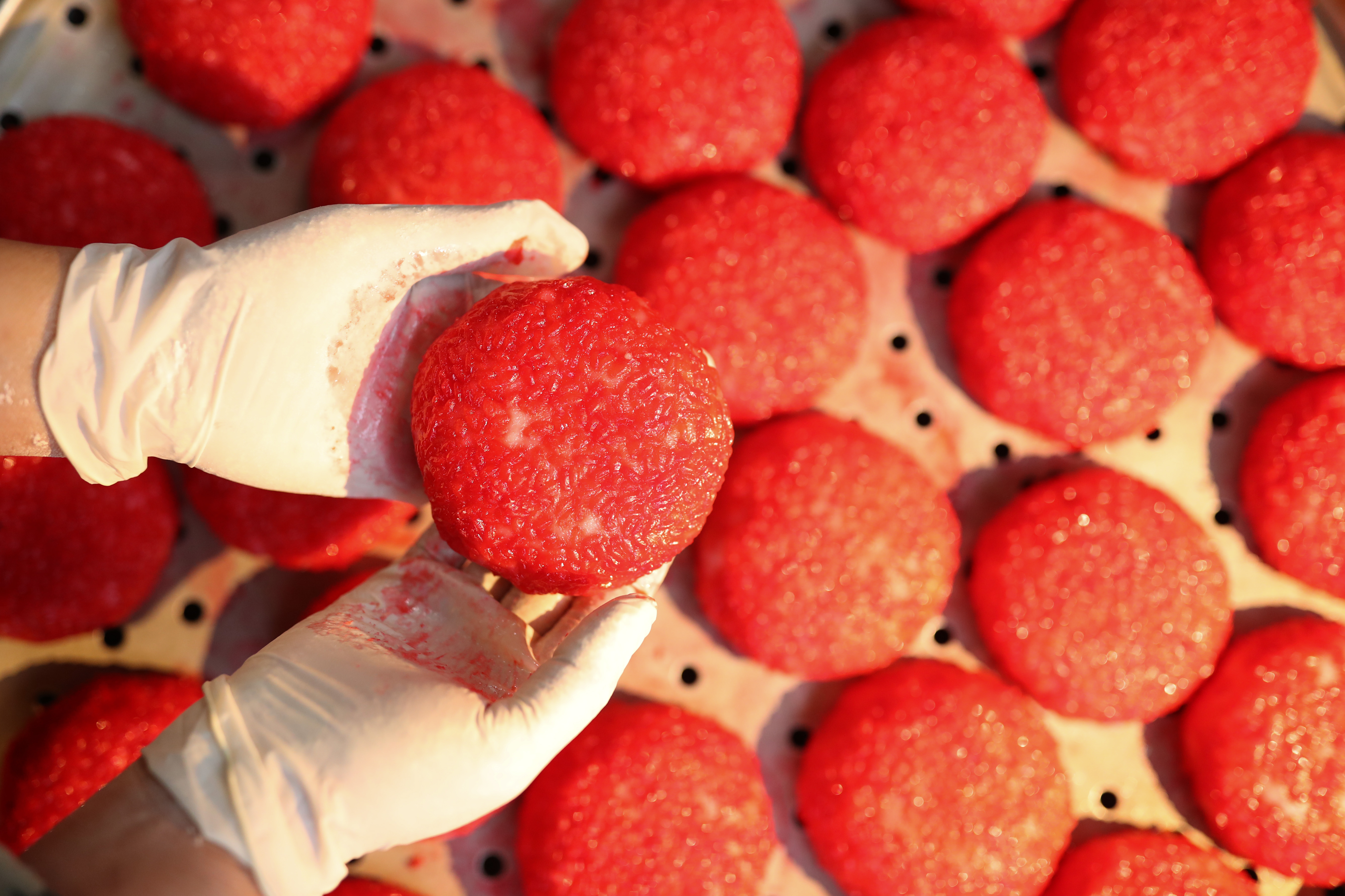 贵州玉屏:蒸红粑 迎新年(2)