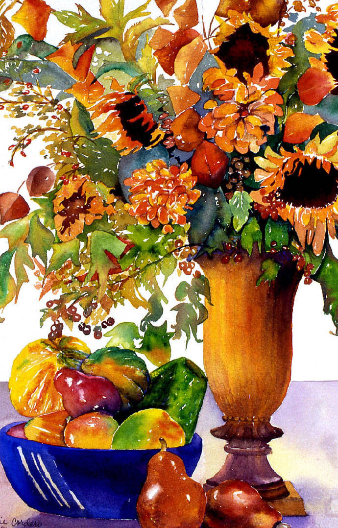 水彩画的最高境界,色相颜色渐变的最高境界!