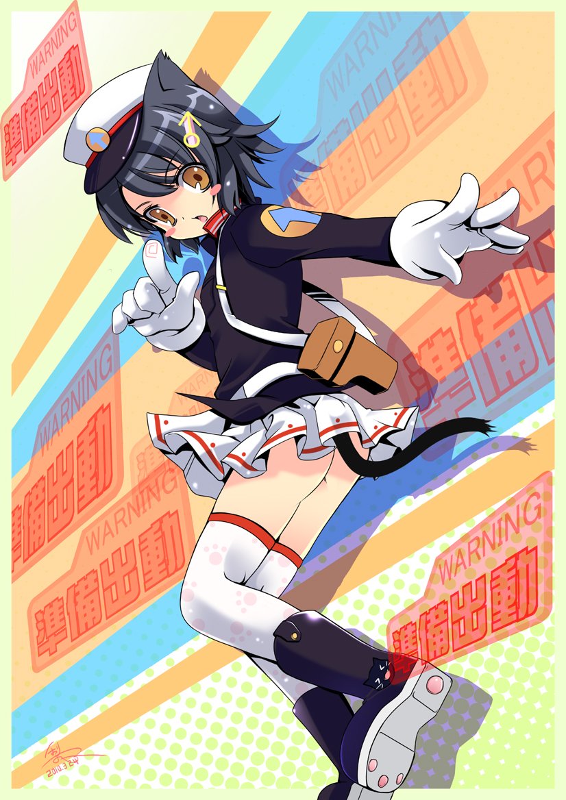 动漫硬汉变萝娘,路飞化身超"凶"萌妹,黑猫警长变警娘