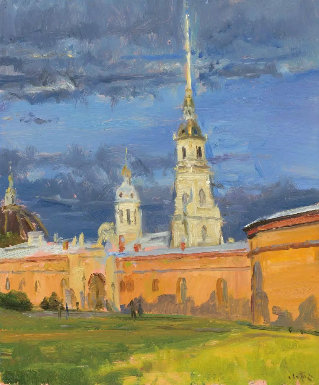 人物风景总相宜:周小松油画作品欣赏