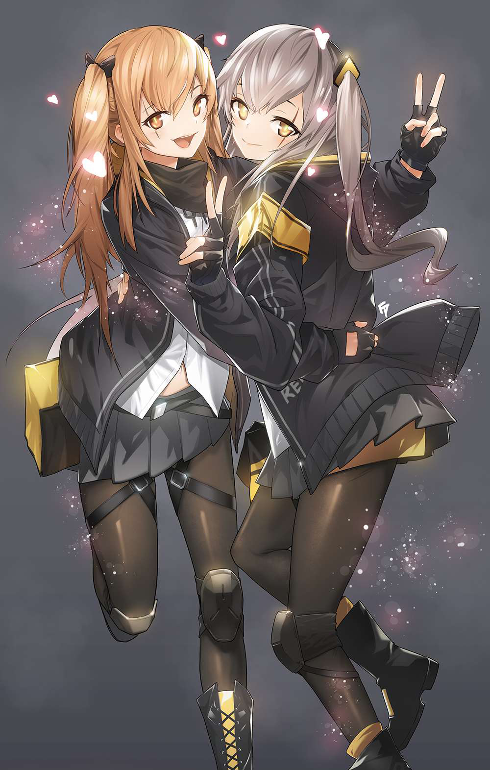 二次元美图分享:出自《少女前线》枪娘,是不是很萌 转载自百家号作者