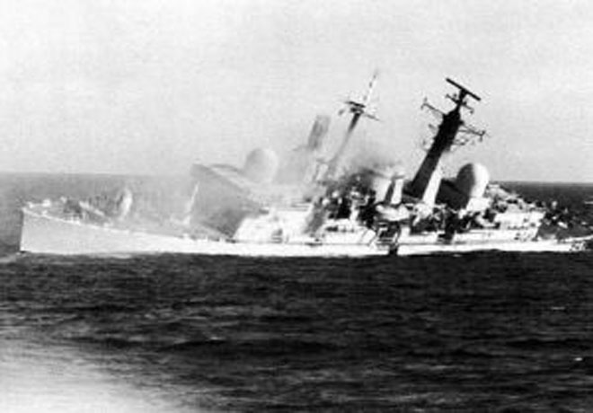 20万美元摧毁2亿美元,英国谢菲尔德号被击沉,灵感来自一条鱼