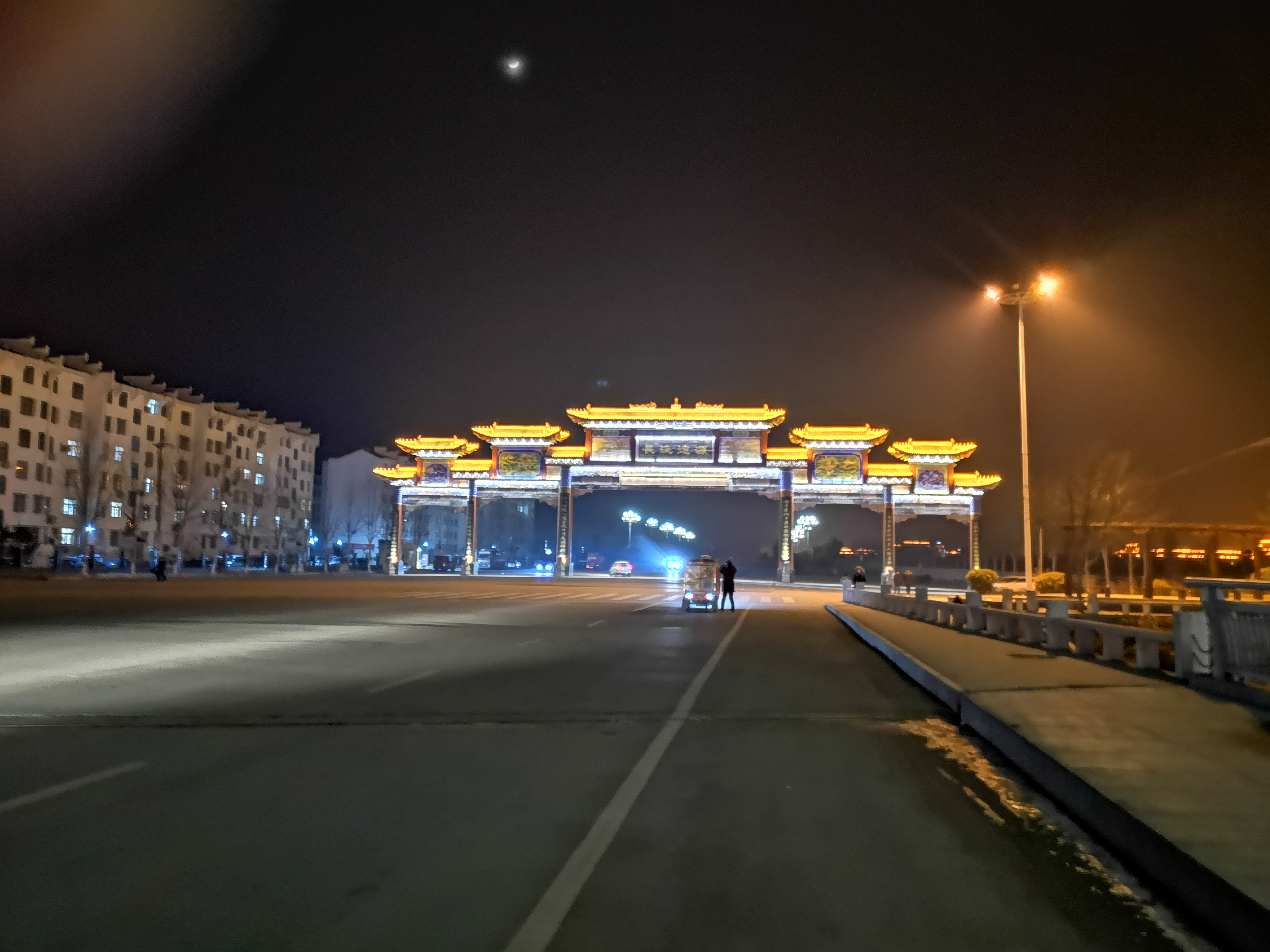 社旗美丽夜景进行时