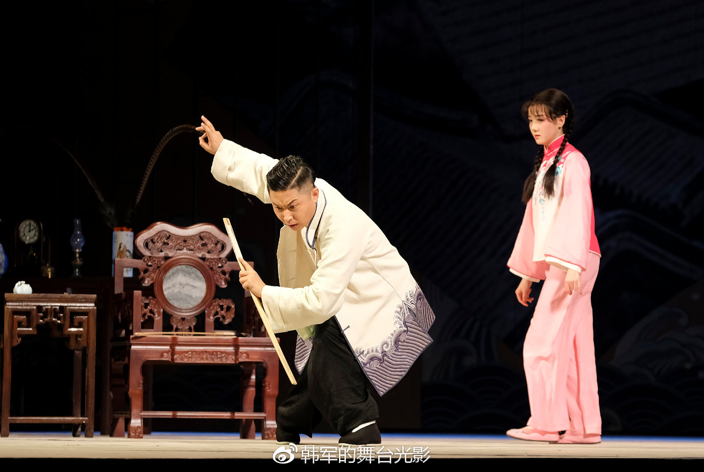 北京人艺三排田汉名剧《名优之死》年轻演员撑起年度大戏(剧照)