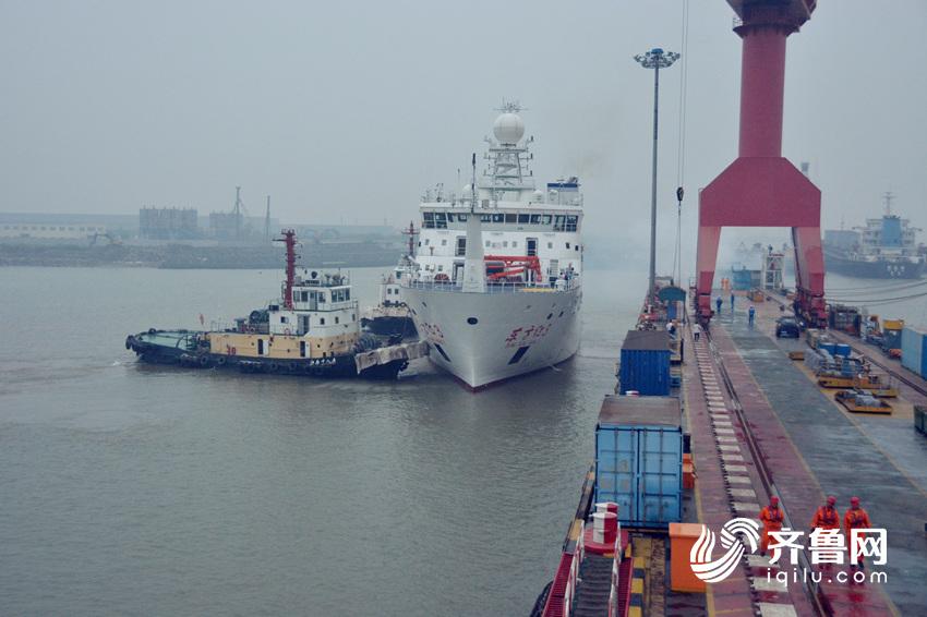 全球最大静音科考船"东方红3"在上海开启首次航行任务