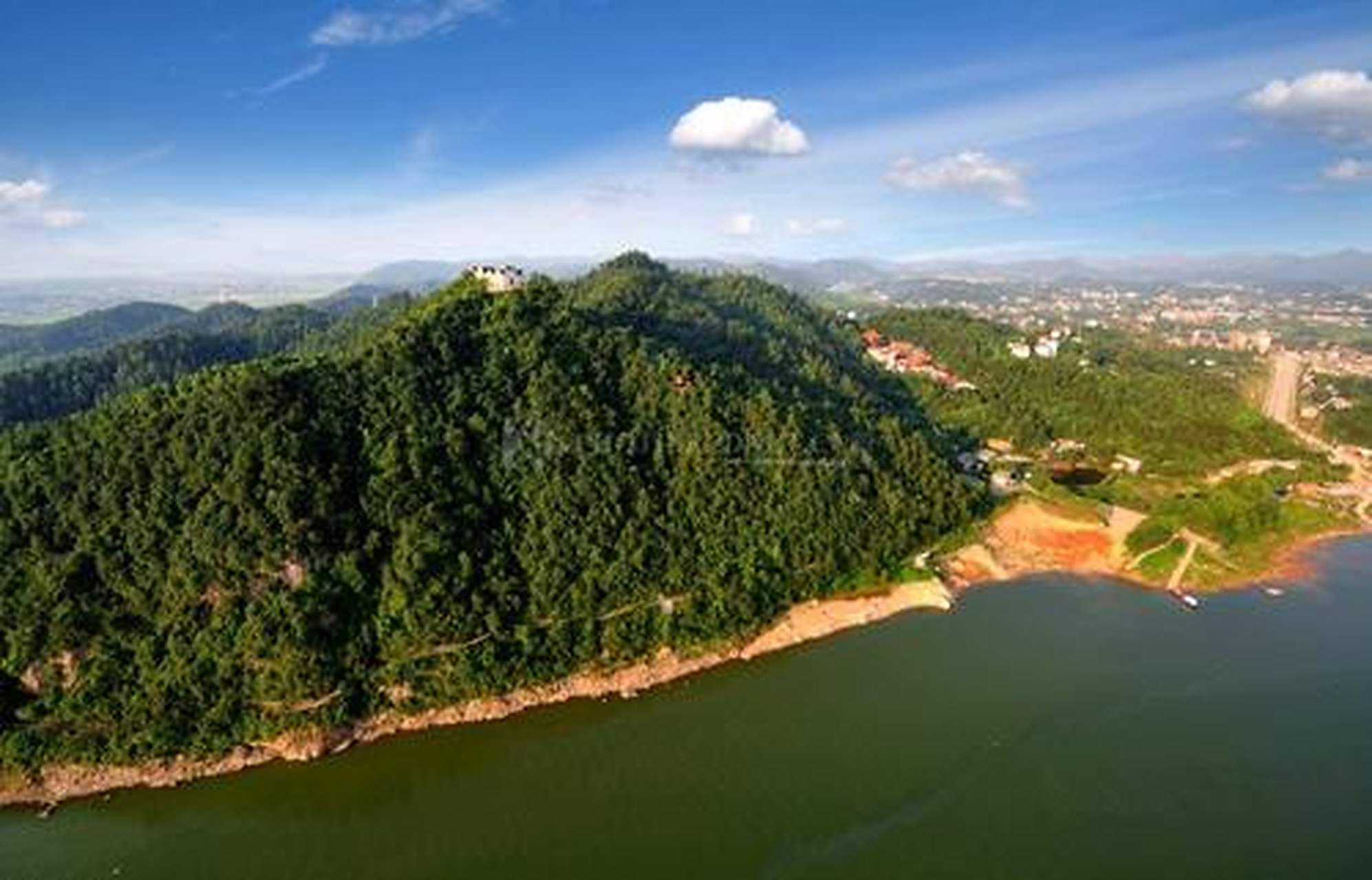 万物皆可云##五一旅游攻略#山市晴岚:山市晴岚——湘潭与长沙接壤处