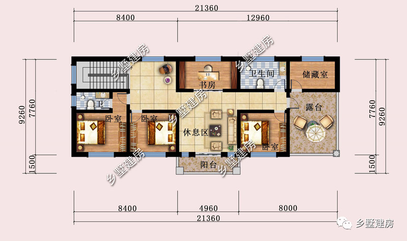 21x9米二層平屋頂別墅,室內佈局應有盡有,暢想品質生活!