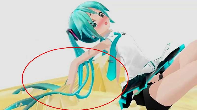 二次元的日常生活,初音未来被胶水黏在地上动不了,护卫军在哪?