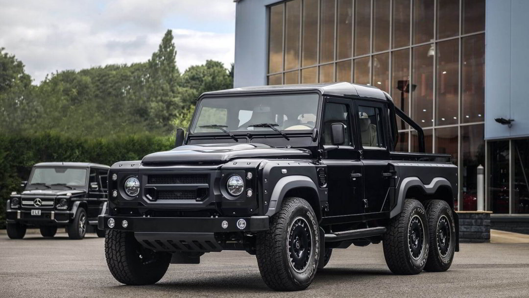 没有6x6车型都不好意思说自己是越野车,路虎卫士6x6了解下
