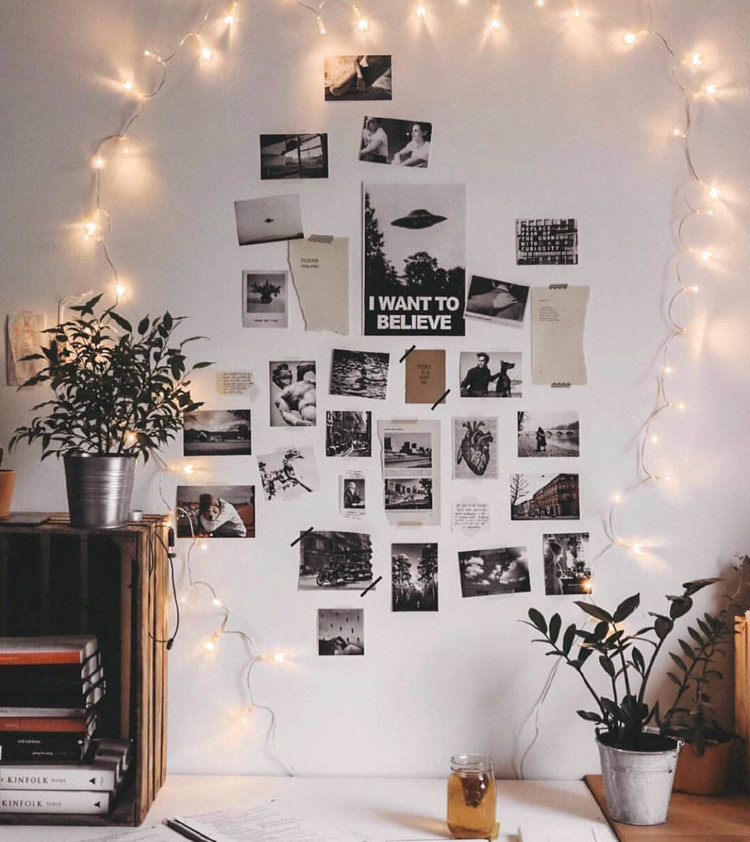 想在自己房间也来一组照片墙,将美好的回忆都贴在墙上!