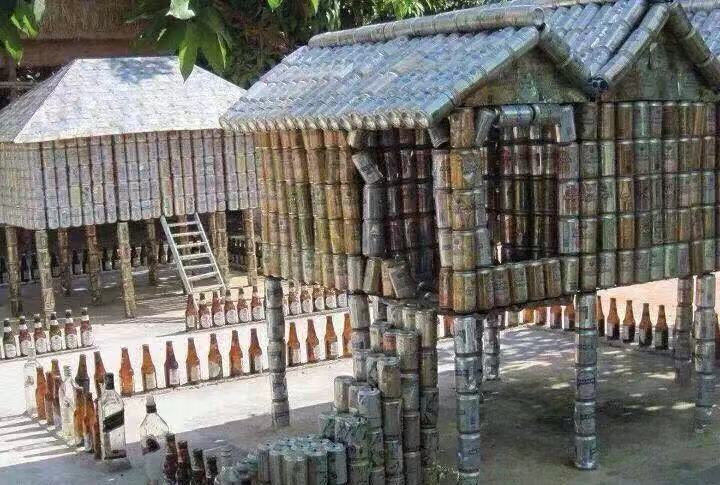 啤酒罐建的房子