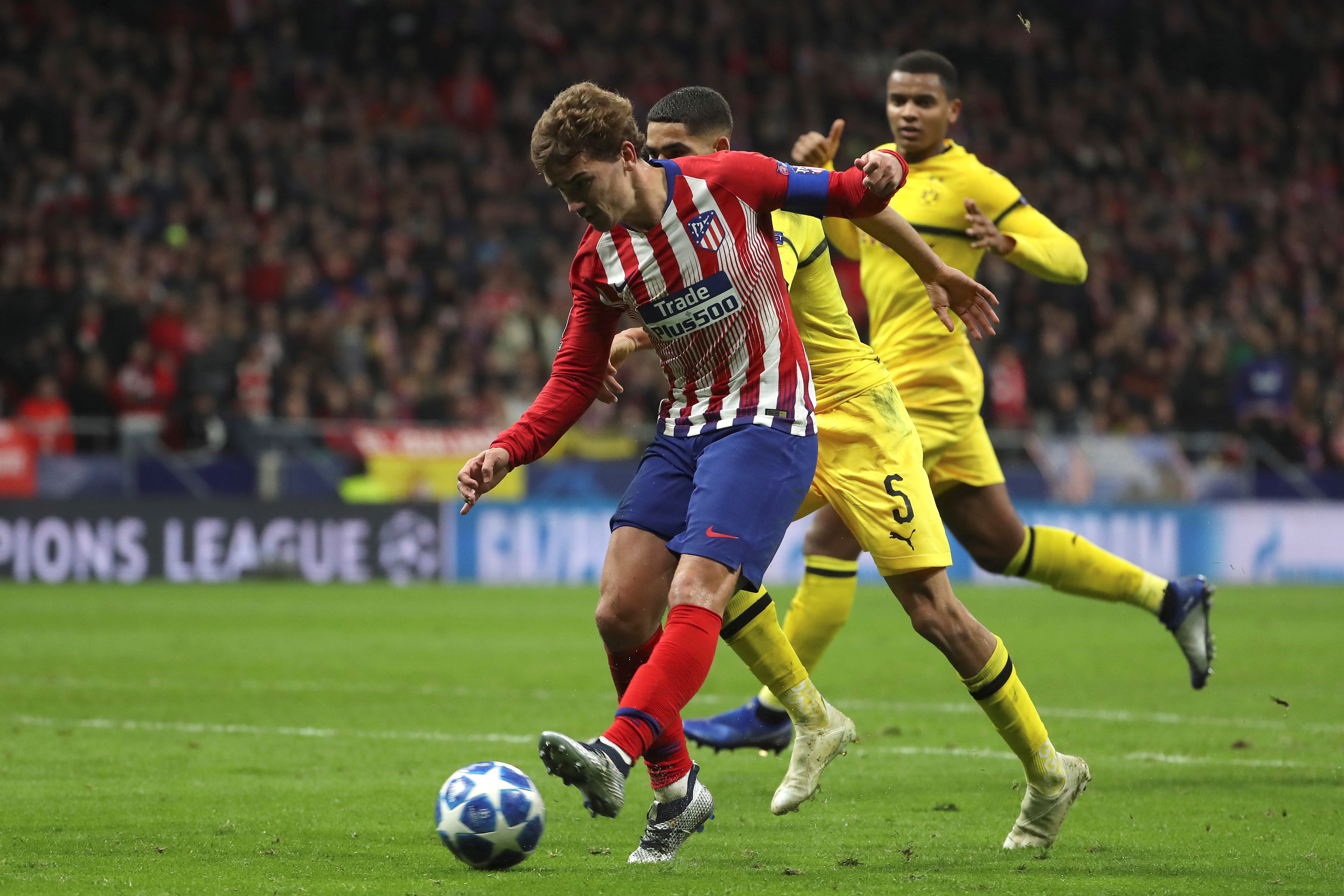 足球——欧冠联赛:马竞胜多特蒙德(2)