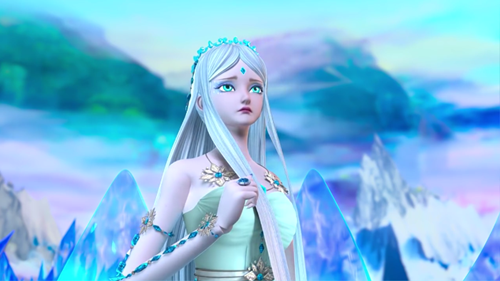 叶罗丽:冰公主终于和叶罗丽战士冰释前嫌,回到冰晶宫的她更美了