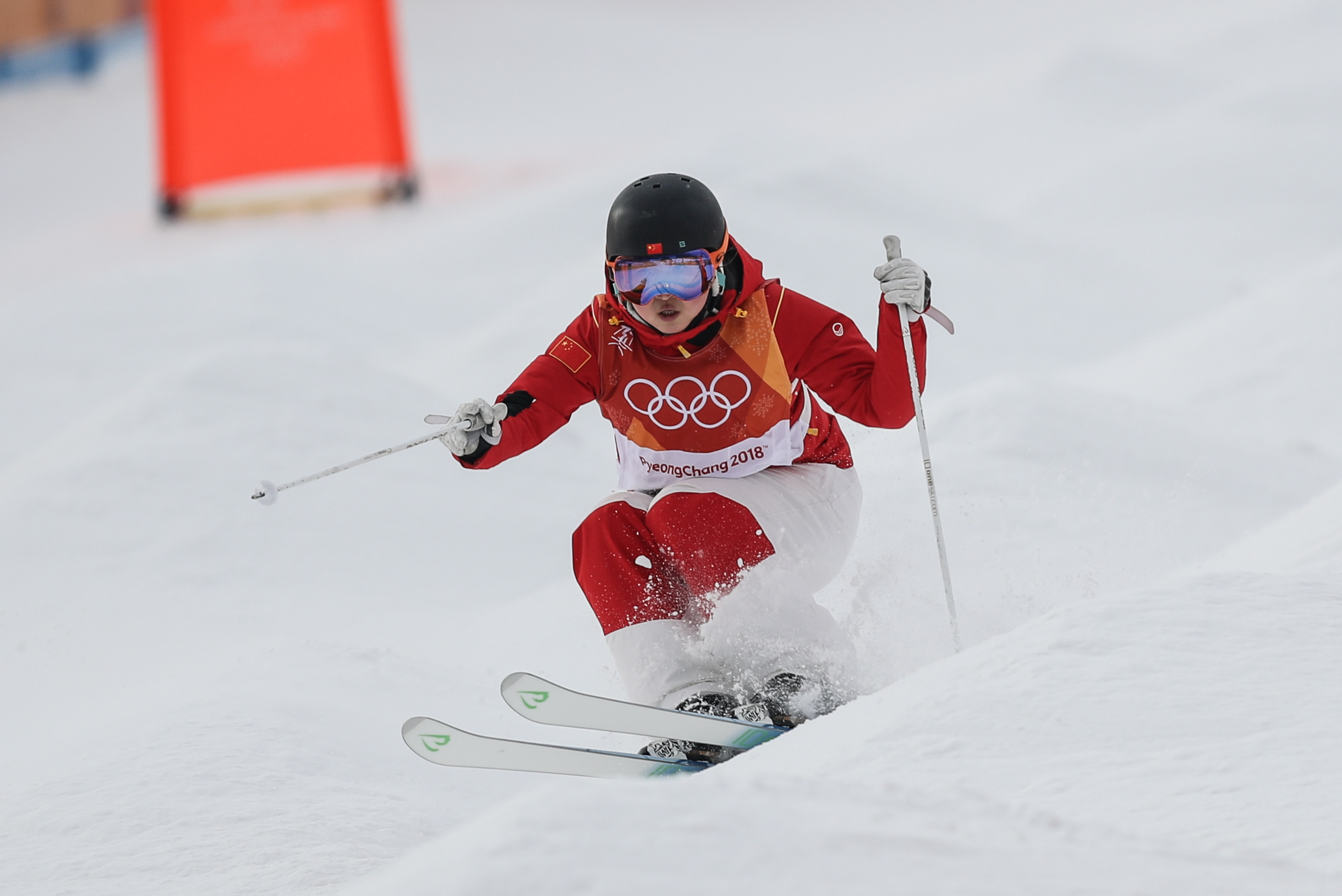 (冬奥会)(9)自由式滑雪女子雪上技巧资格赛赛况