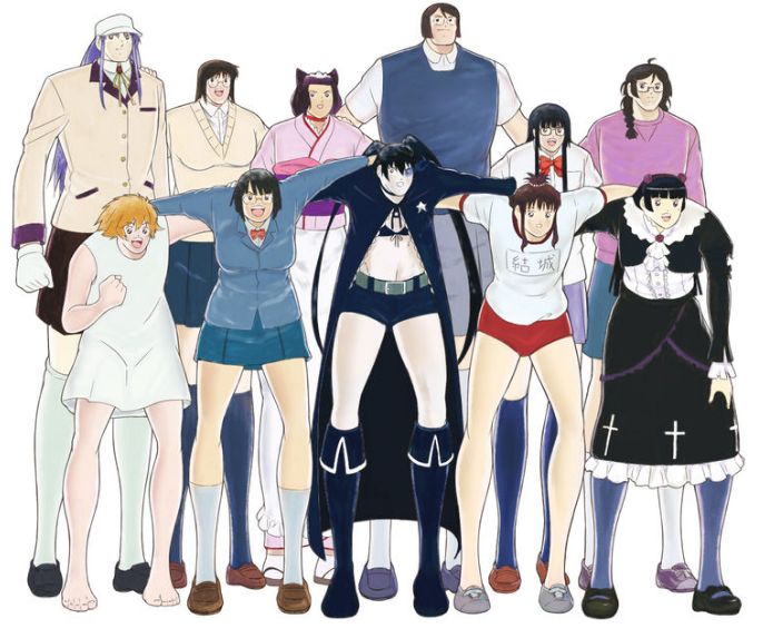 动漫角色恶搞足球小将超强头身比,魔法少女小圆辣眼睛