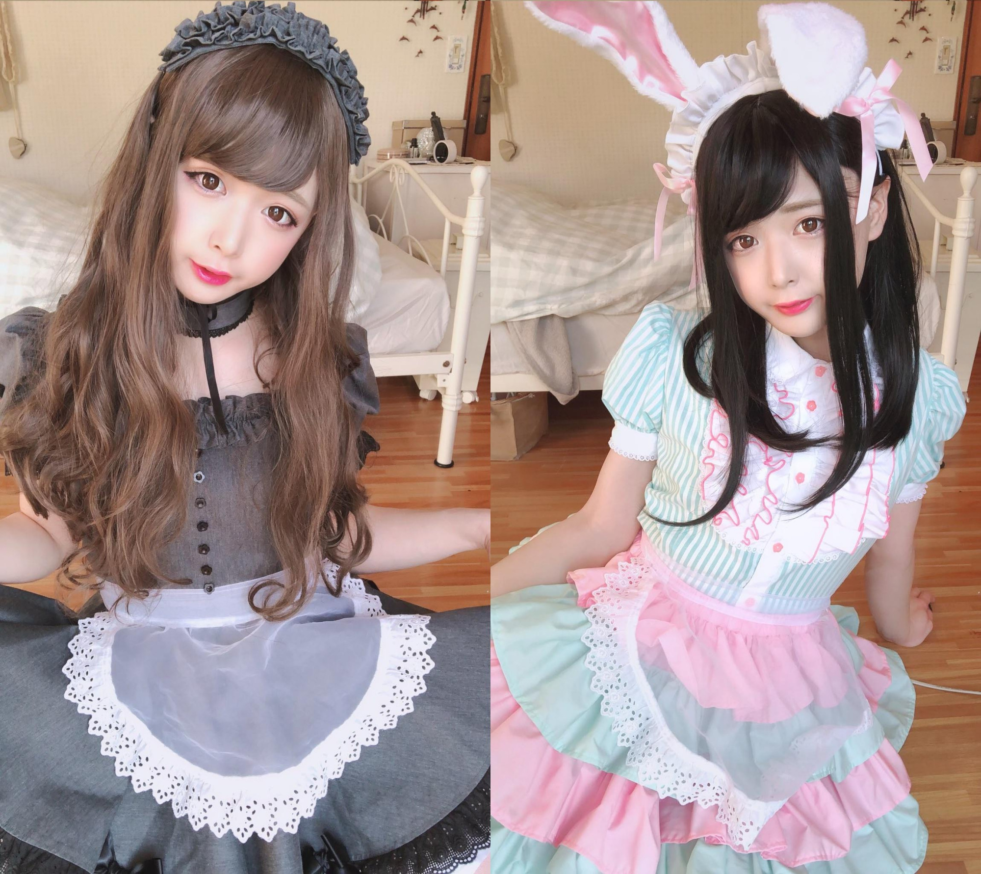 当《鬼灭之刃》祢豆子遇上"女装大佬":形象俏皮可爱,真假难辨