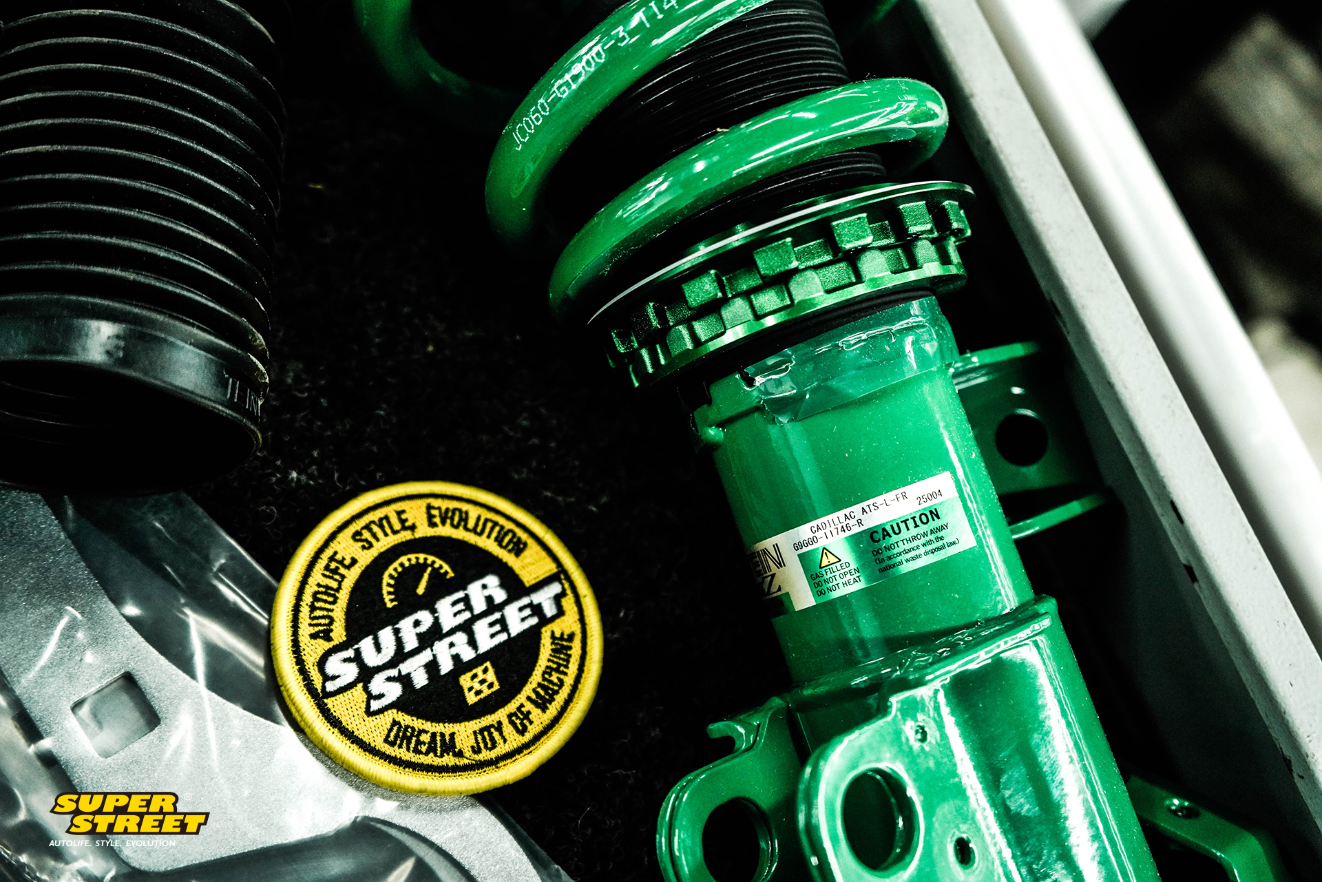 superstreet改装日记-凯迪拉克atsl改装tein saz绞牙避震