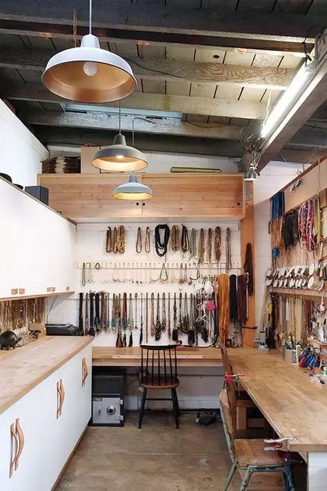 尤其是手工工作室,随着工具,材料与日俱增,杂乱不堪的画风也就在所