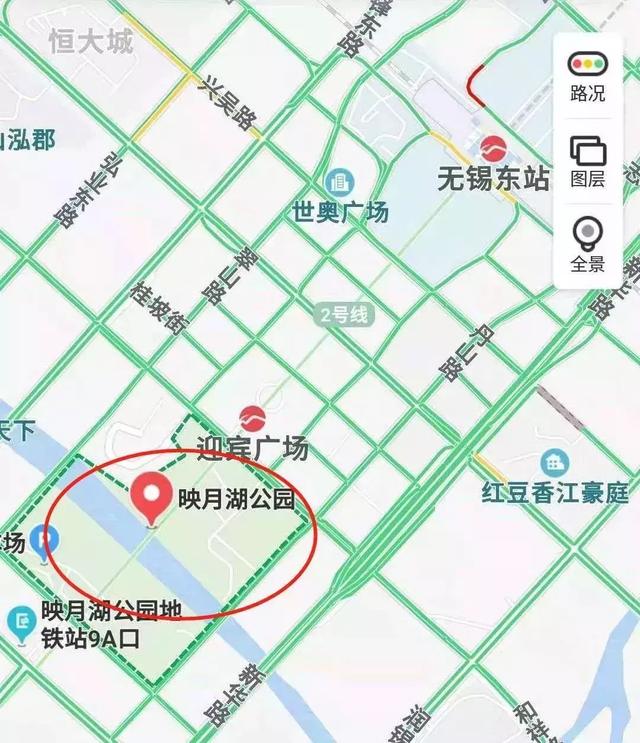 ②,迷你马拉松路线:起点(和祥路映月湖公园)→润锡中路→万泉路→新韵