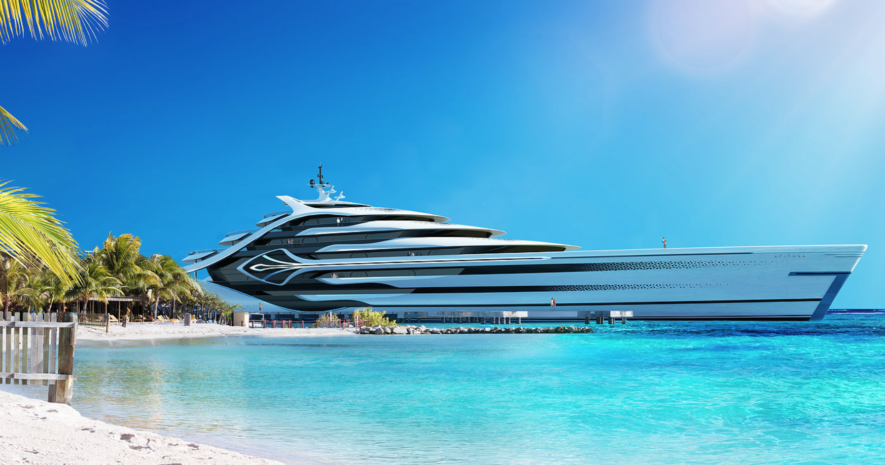 三艘概念级超级游艇,美轮美奂,令人向往!