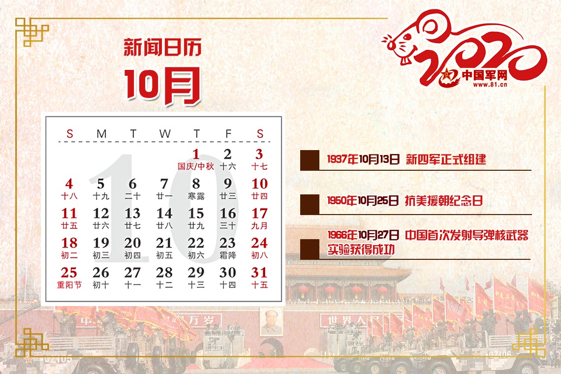 你关注的2020年新闻日历来了! 你关注的2020年新闻日历来了!