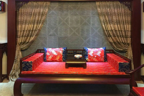 用几块砖雕就能把家装修的这么有文化,第一个影壁墙好美