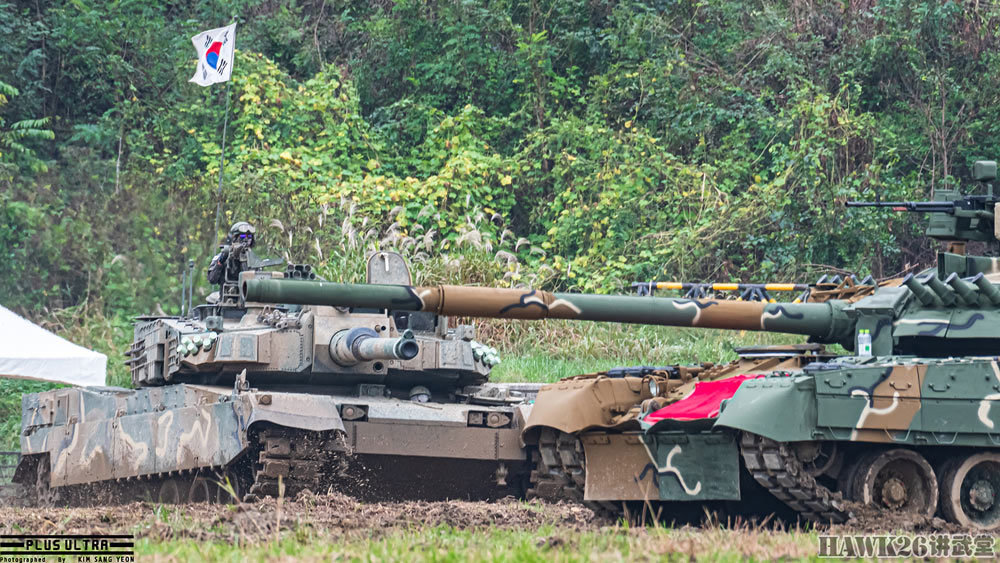 冷戰時期兩款主力坦克t-80u m1a2終於同框 韓國受到深刻影響