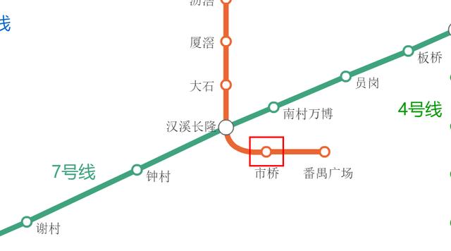 市桥地铁出口线路图图片