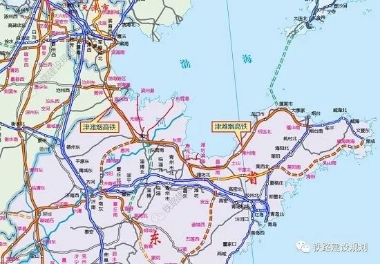 滨州,东营计划建高铁啦,途经青岛!预计十四五期间开工