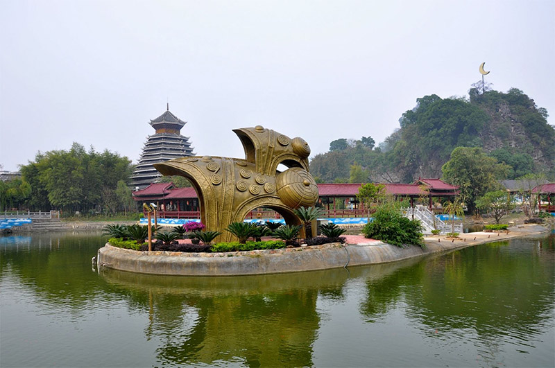 宜州美景之刘三姐广场