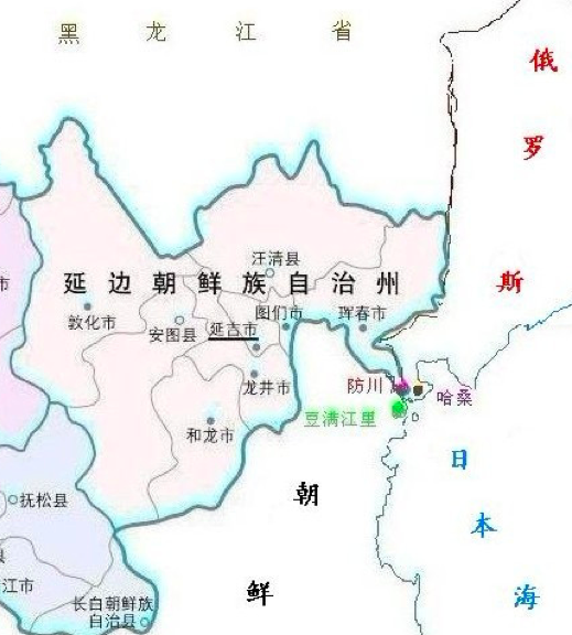 防川村,位于吉林省,被誉为"中国东方第一村".