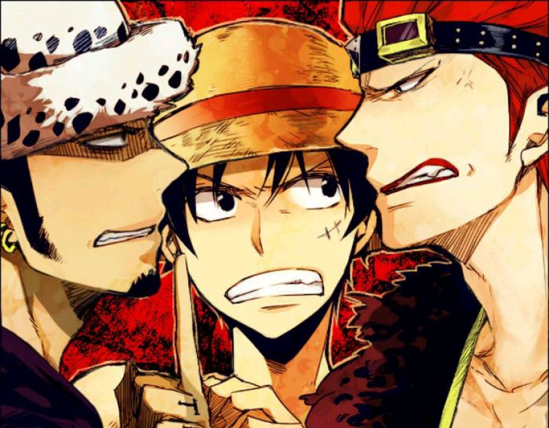 海贼王:和之国路飞基德罗组合成"海贼新三兄弟",将一致对敌?