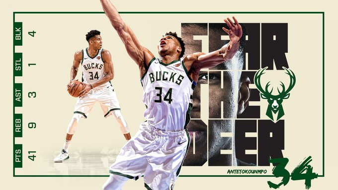 "字母哥"41分生涯新高,闯入东部半决赛约战欧文