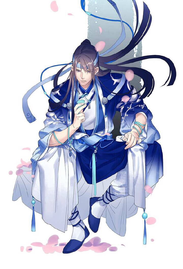 魔道祖师二次元古风壁纸,几尽西风饮东流,不胜醉卧枕惊鸿