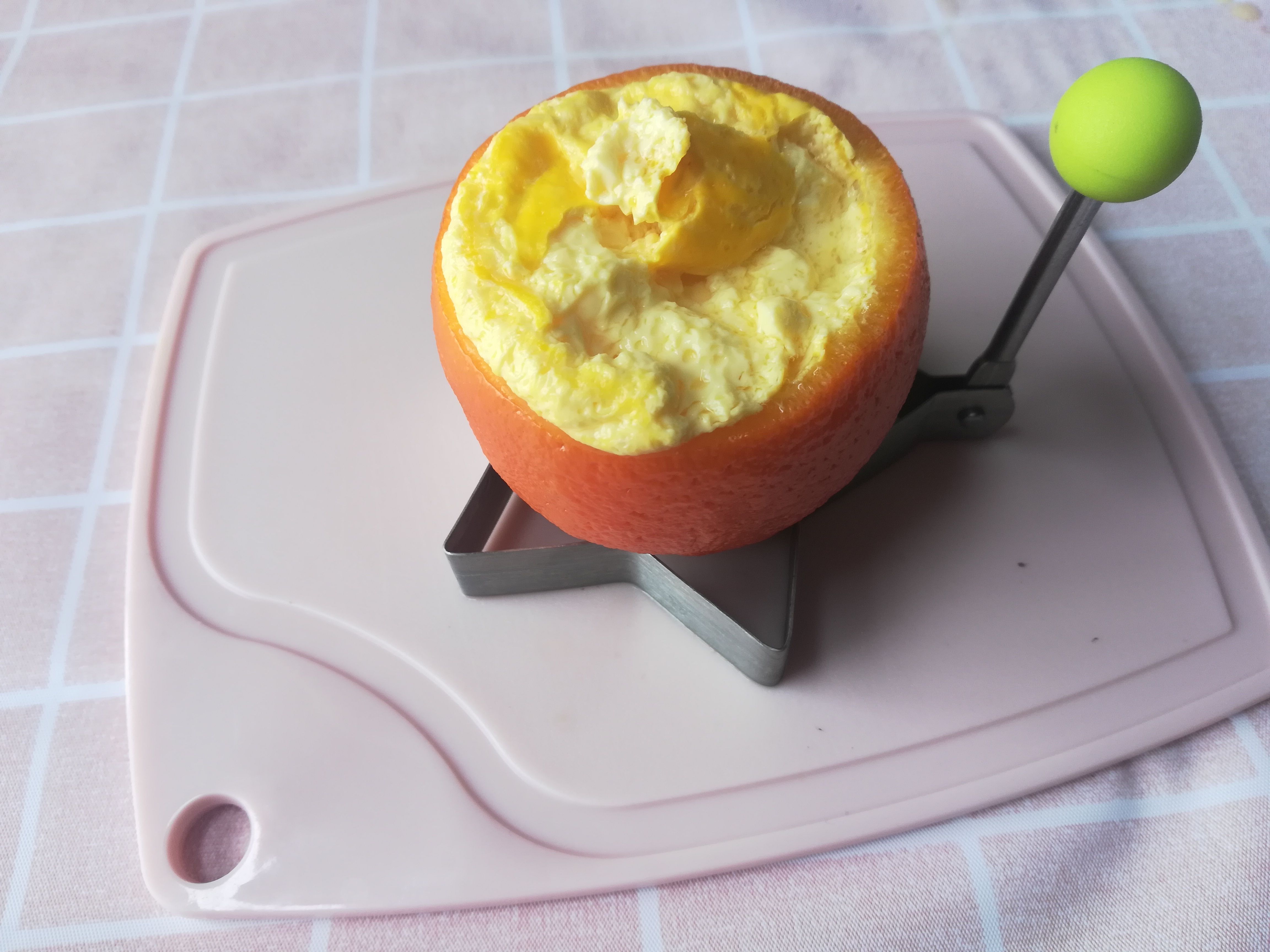 不愧是网红"橘子蒸蛋"!不仅颜值高,营养也丰富!