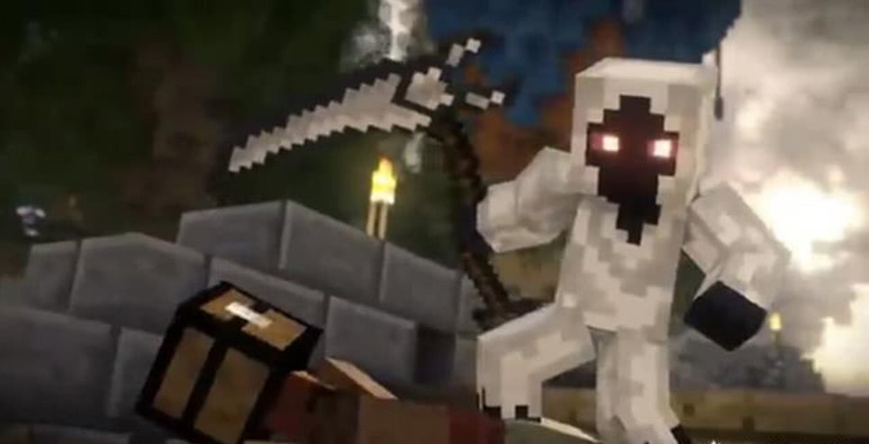 我的世界:诡异的11号唱片?来自him的跑步声,就在玩家身边!