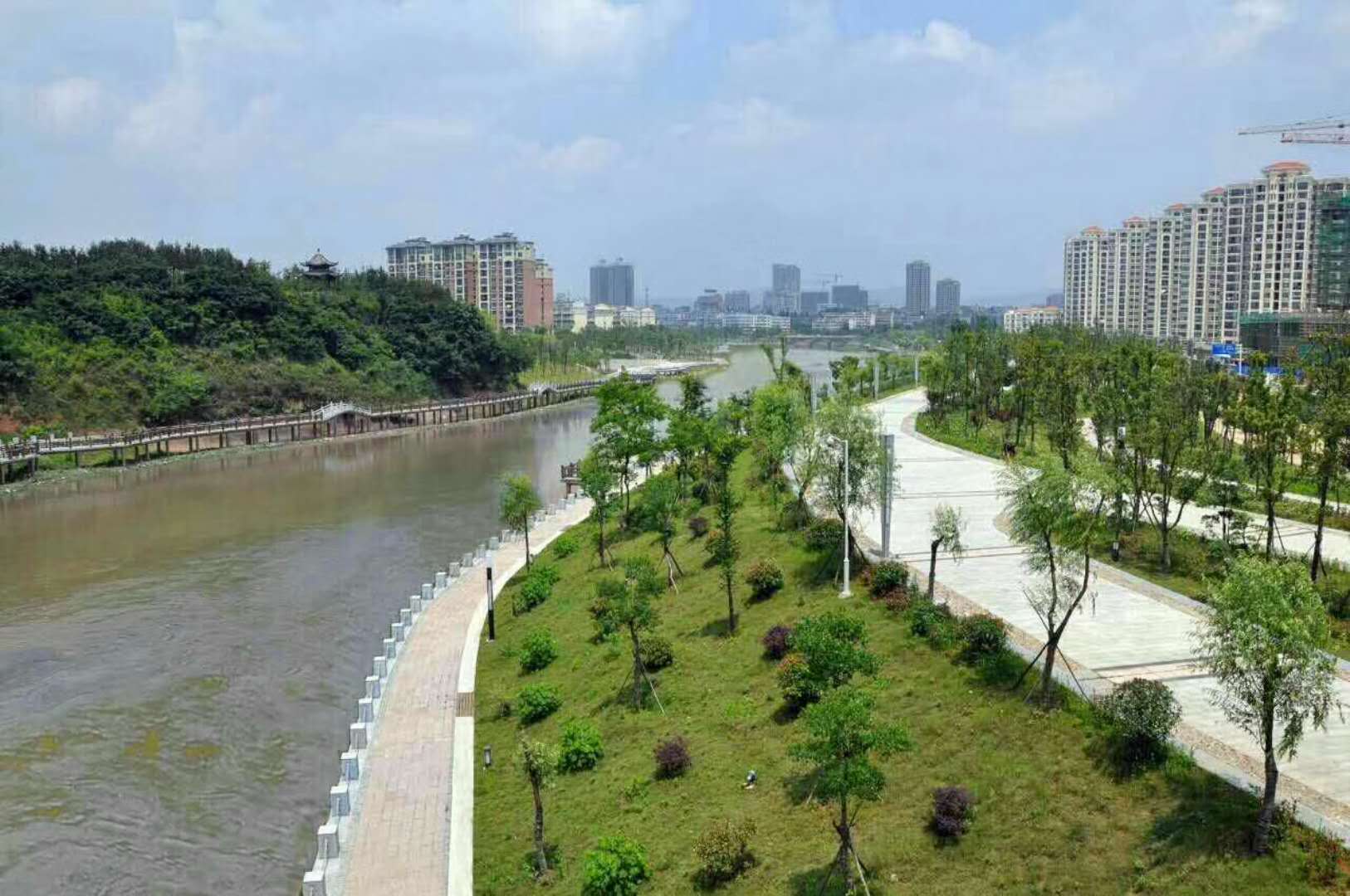 安徽省宣城市二环水阳江大道历经十年,年底即将闭合