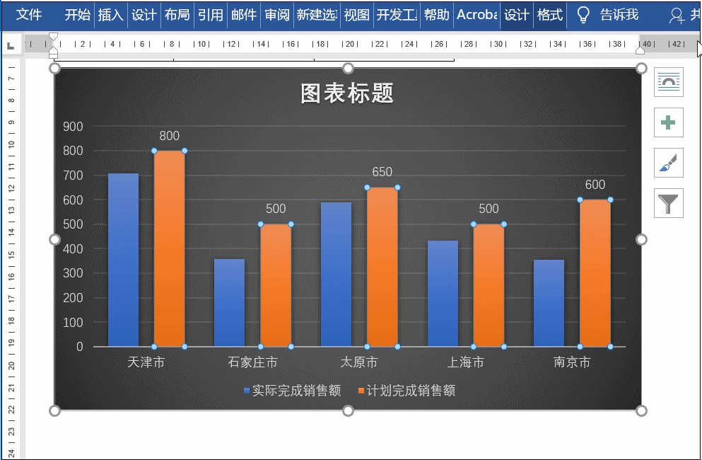 在word中也可以插入图表,你知道吗?