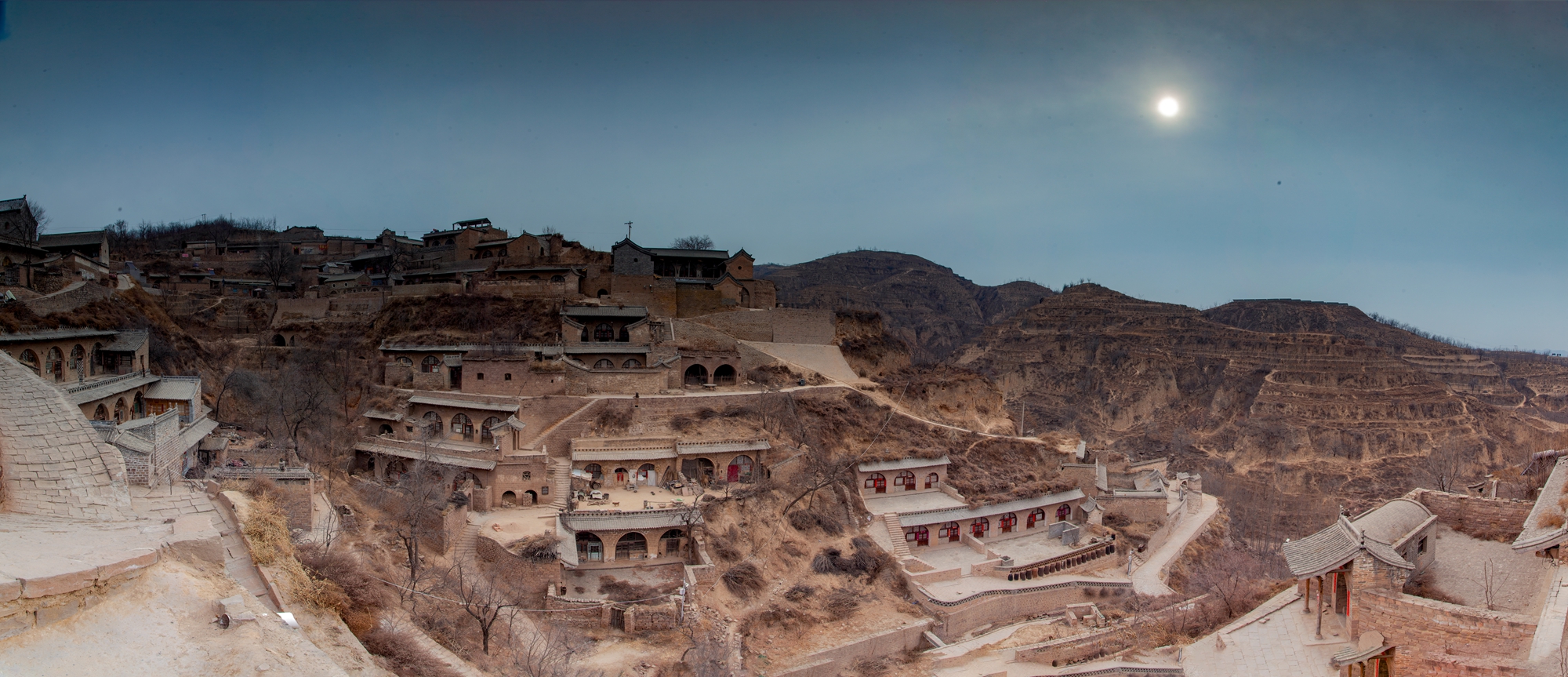 九曲黄河天上来!亮煞眼的山西窑洞风情
