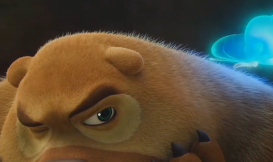 熊出没之原始时代:光头强深情表白却遭毒打,熊大熊二也遭牵连!