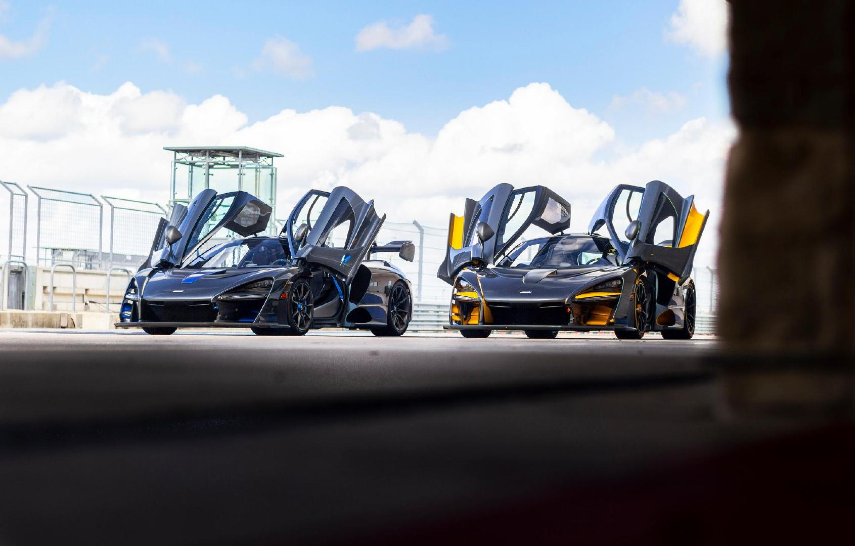 赛道利器,两台配色很赞的迈凯伦塞纳!