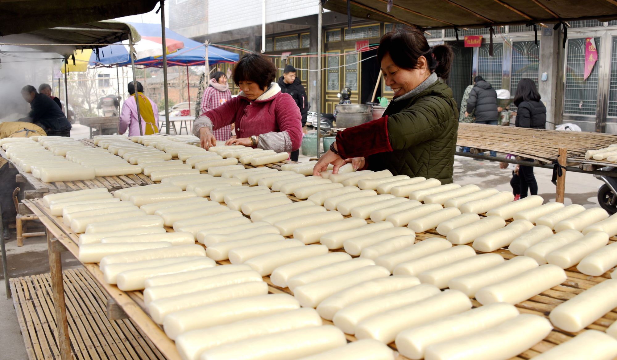 浙江仙居:乡村年糕飘香迎新年