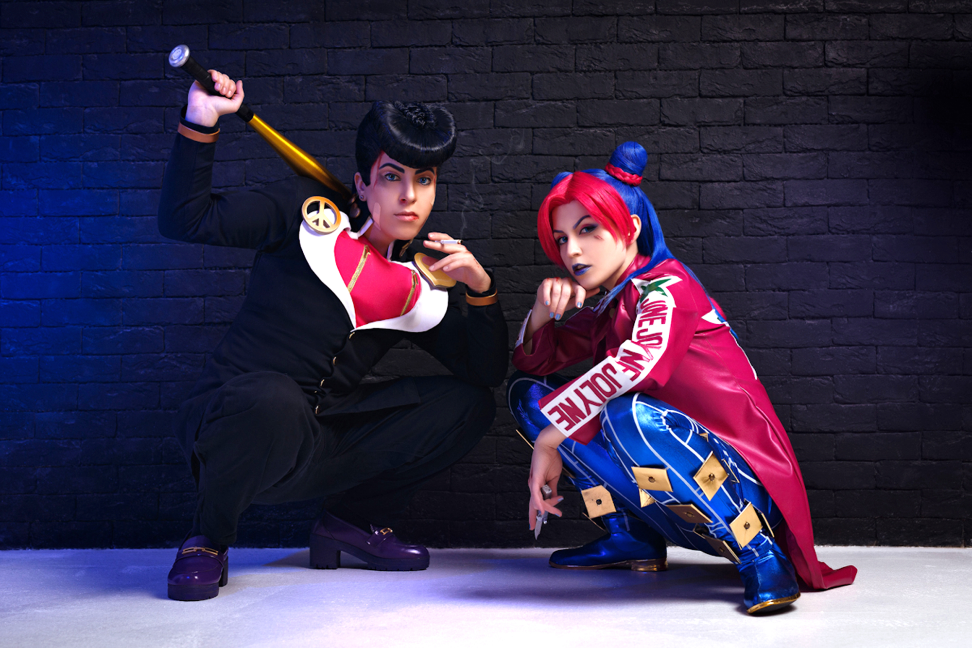 jojo:东方仗助coser秀,"扫把头"的发型,确实不是抹了发胶?