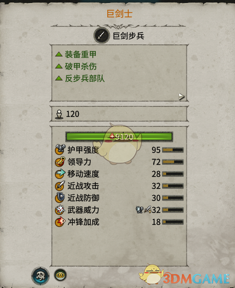 《全面战争:战锤2》巨剑士实用性分析