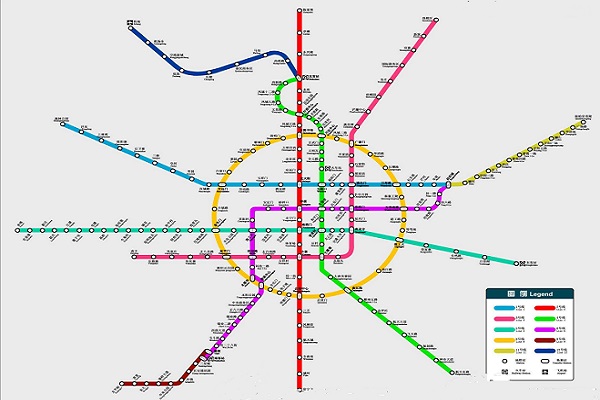 西安市地铁五号线路图图片